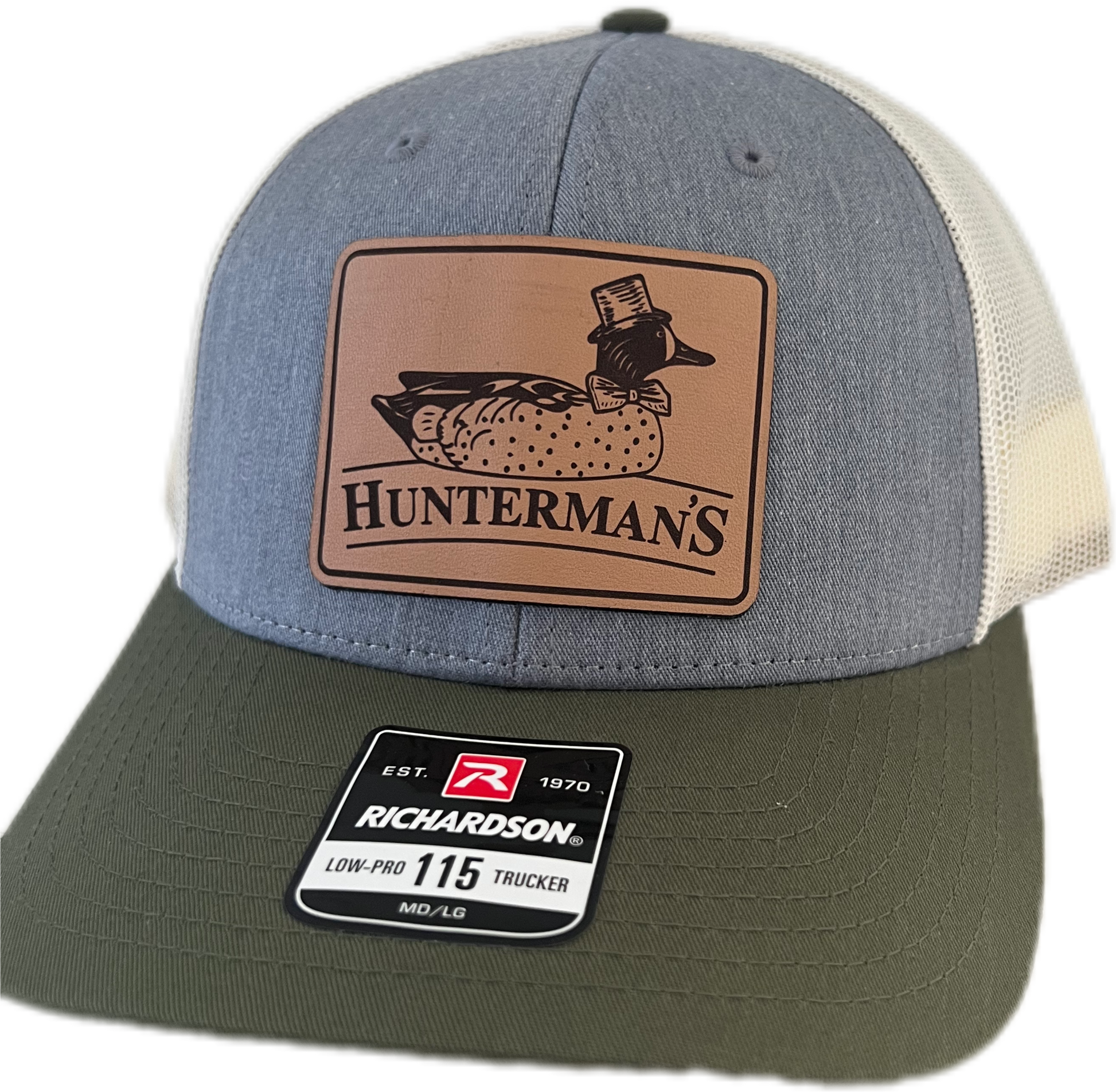 Tri Color Blue-Wing Patch Hat - Hunterman's Apparel