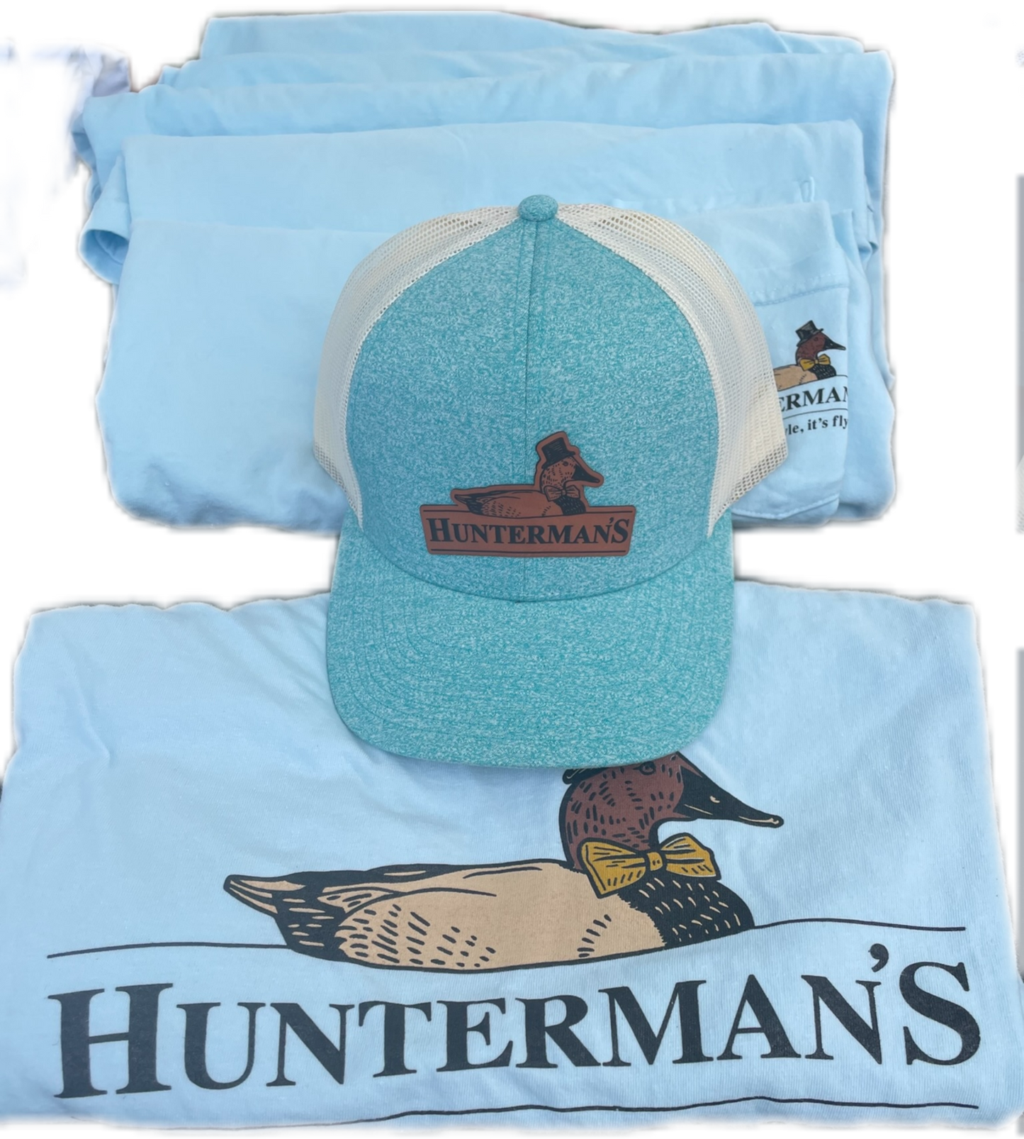 Green Teal Patch Hat - Hunterman's Apparel