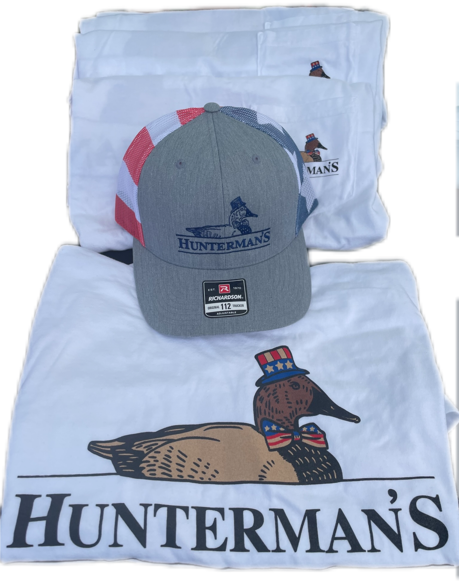 Stars and Stripes/Navy Hat - Hunterman's Apparel