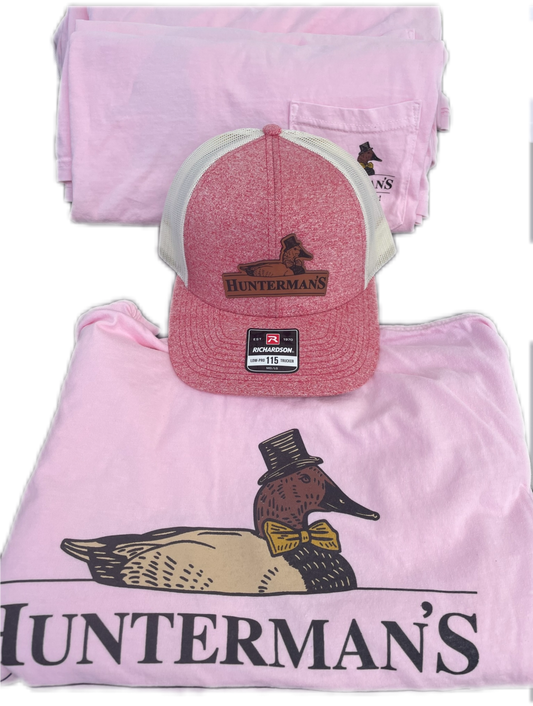 Red Heather Patch Hat - Hunterman's Apparel