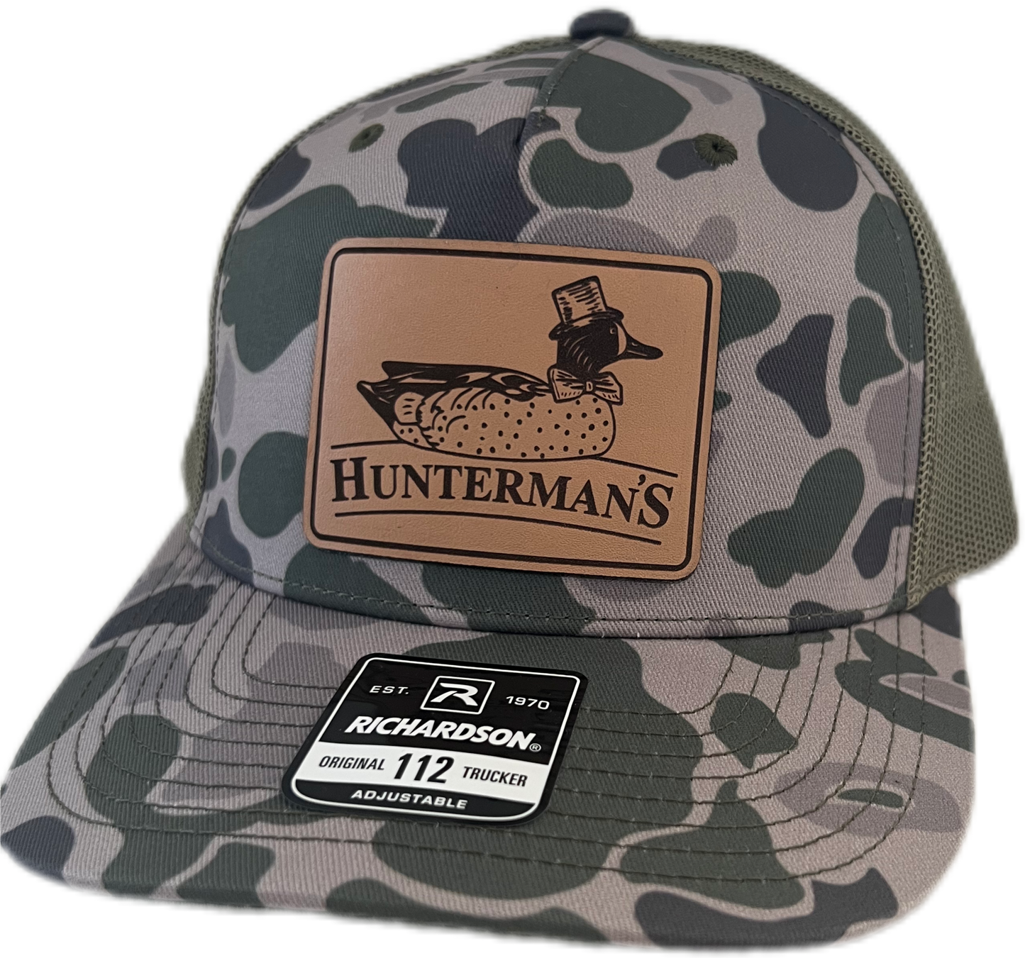 Marsh Camo Blue-Wing Patch Hat - Hunterman's Apparel