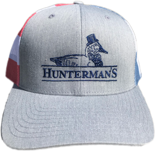 Stars and Stripes/Navy Hat - Hunterman's Apparel