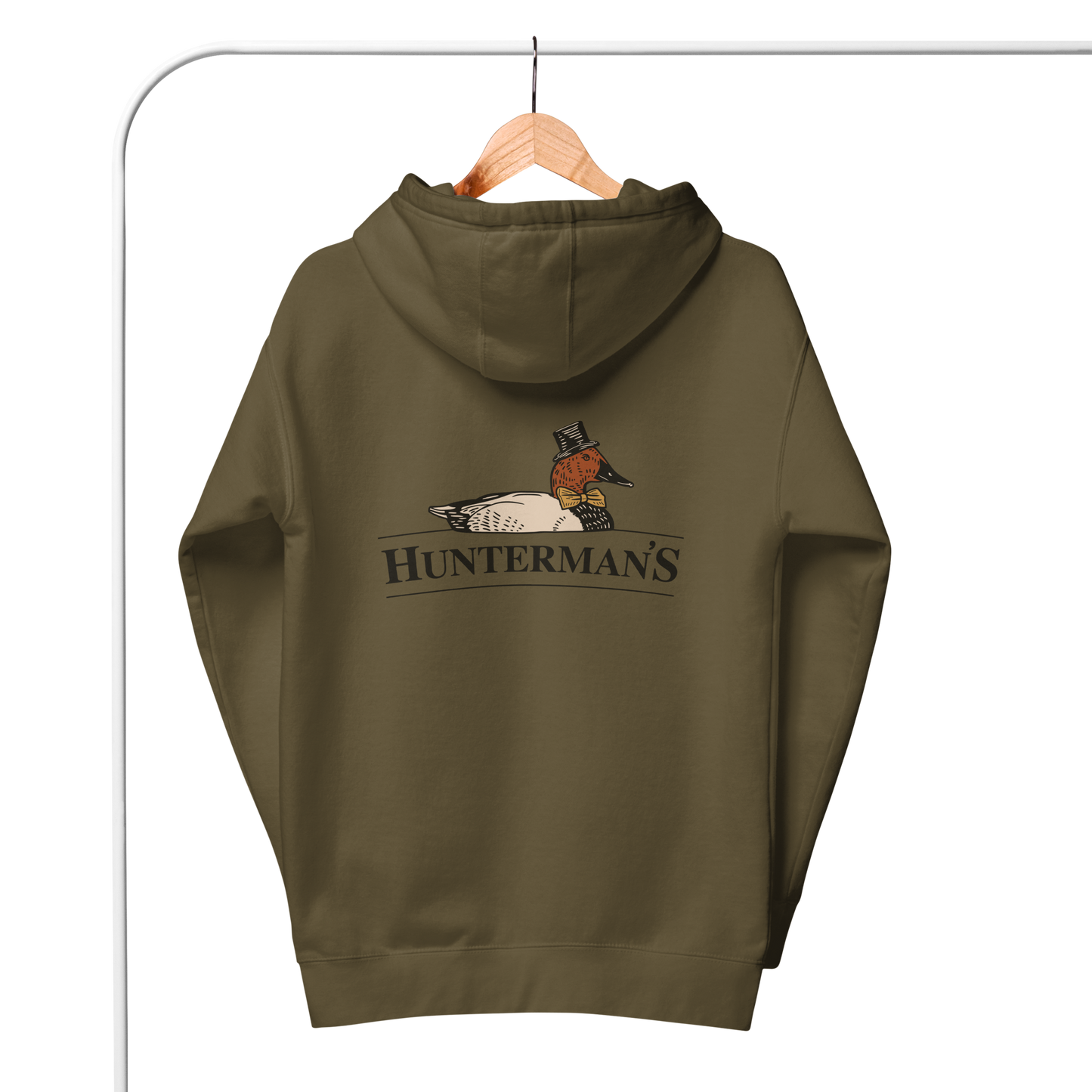 Hunterman's | Canvasback Hoodie | Military Green