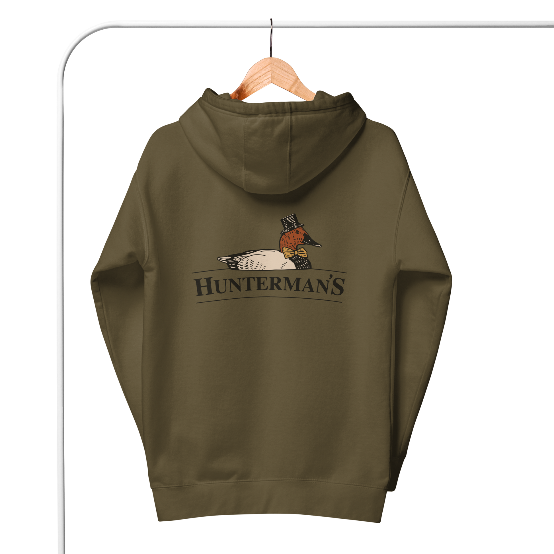 Hunterman's | Canvasback Hoodie | Military Green