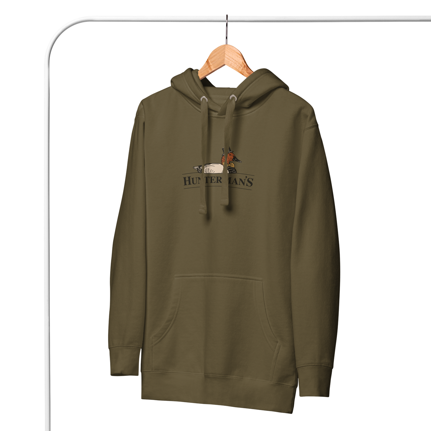 Hunterman's | Military Green Canvasback Hoodie