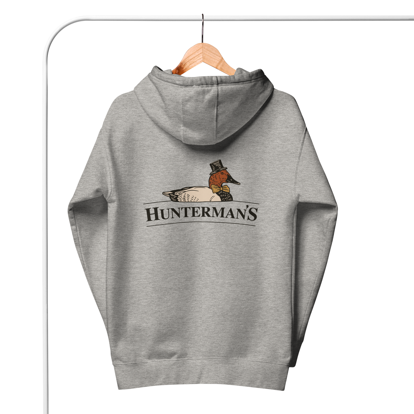 Grey Canvasback Hoodie