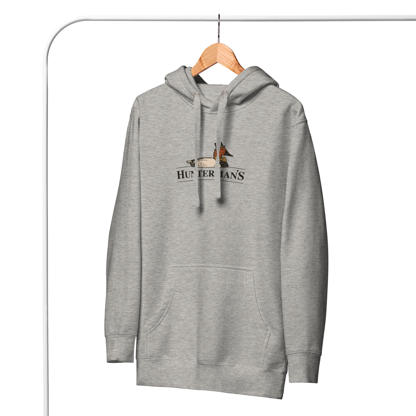 Grey Canvasback Hoodie