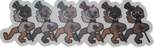Dancing Puddlers Sticker - Hunterman's Apparel