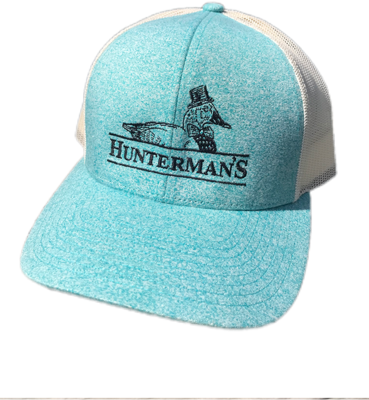 Green Teal/Black Hat - Hunterman's Apparel