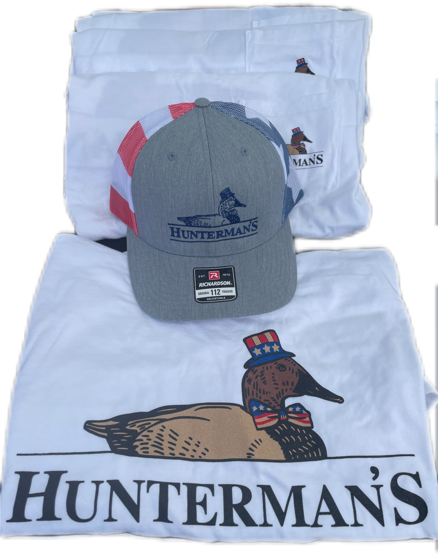 Stars and Stripes/Navy Hat - Hunterman's Apparel