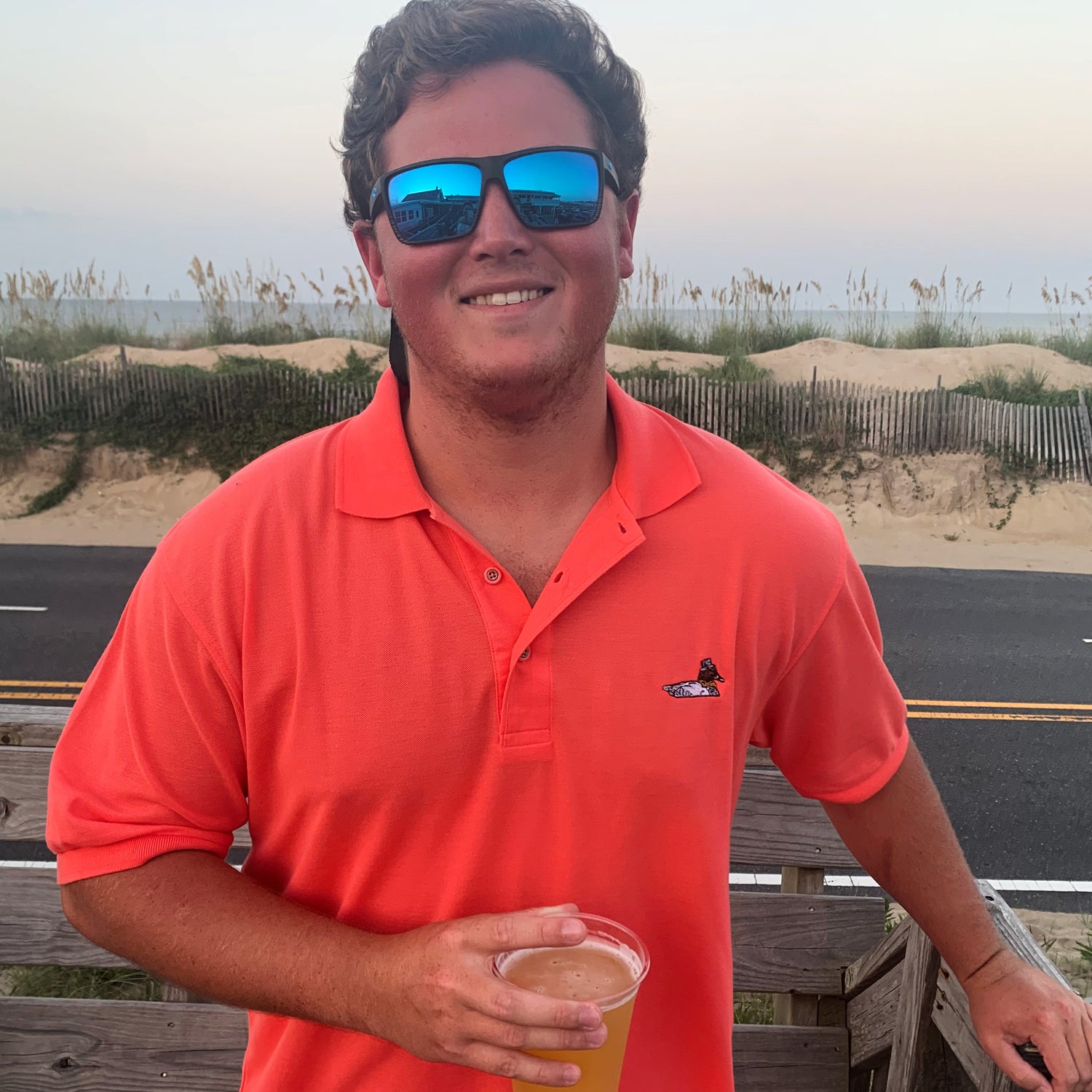 Salmon Hunterman's Polo - Hunterman's Apparel