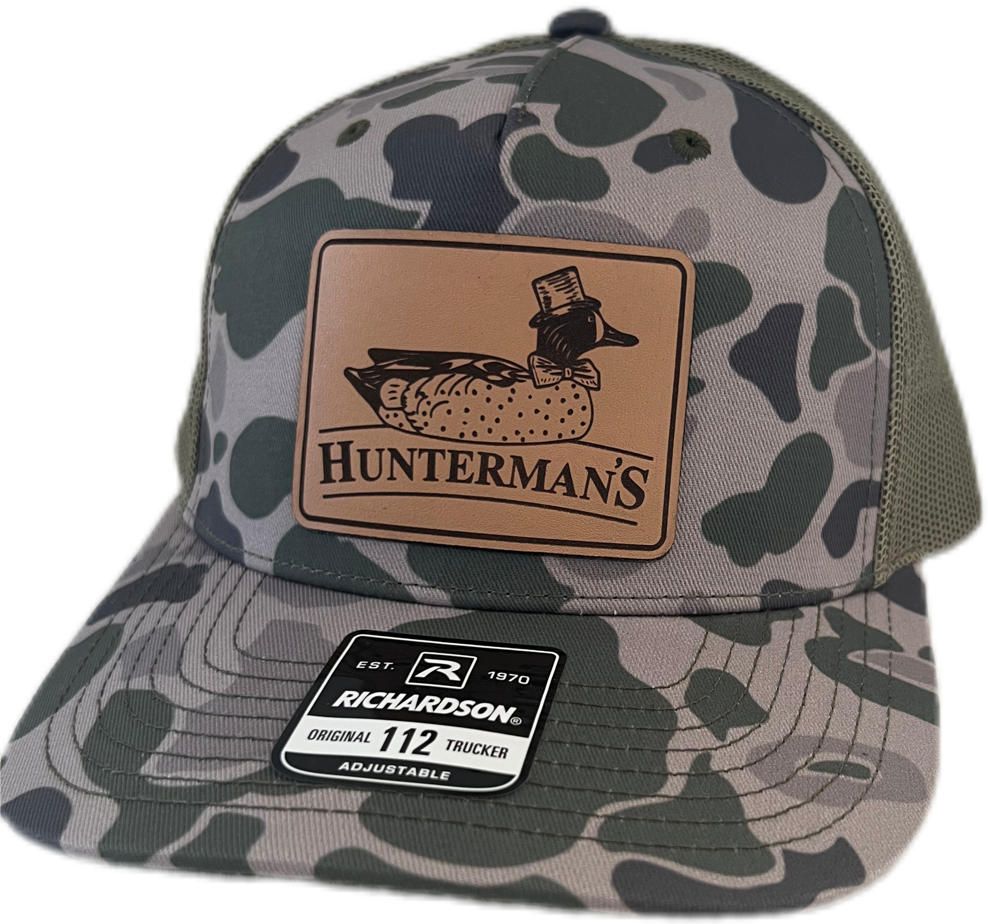 Marsh Camo Blue-Wing Patch Hat - Hunterman's Apparel