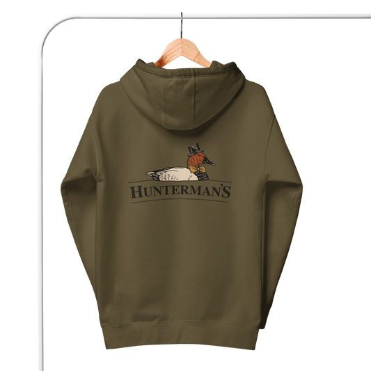 Hunterman's | Canvasback Hoodie | Military Green